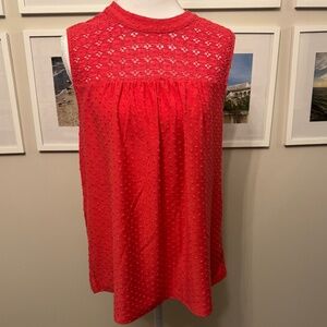 DANIEL RAINN pink sleeveless top, size M